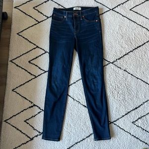 Madewell 9in skinny jeans 26